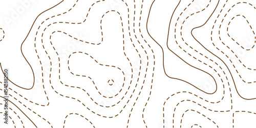 Black and white lines seamless Topographic map patterns, topography line map. Vintage outdoors style. The stylized height of the topographic map contour in lines and contours isolated on transparent.