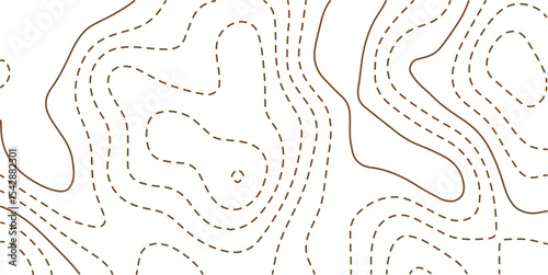Black and white lines seamless Topographic map patterns, topography line map. Vintage outdoors style. The stylized height of the topographic map contour in lines and contours isolated on transparent.