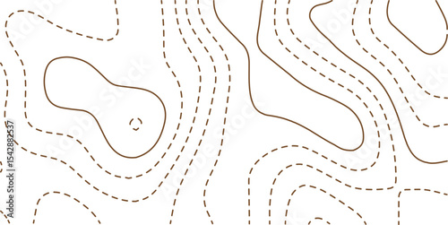 Topographic map background geographic line map with elevation assignments. Modern design with White background with topographic wavy pattern design.paper texture Imitation of a geographical map shades