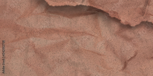 Creative background with scattered overlay of crumpled papers.