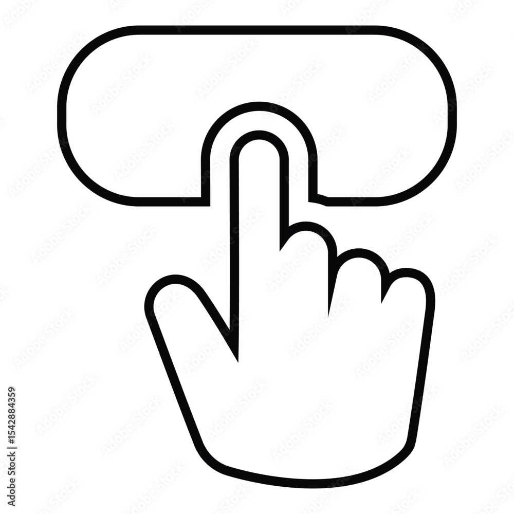 button line icon design. button thin black outline symbol vector illustration. editable stroke icon on transparent background. button line icon design. button thin black outline symbol vector illustration. editable stroke icon on transparent background.