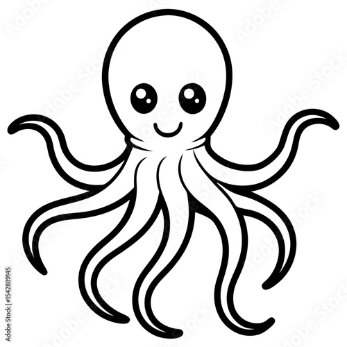 octopus cartoon character