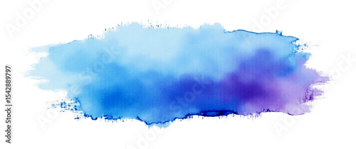 Vector colorful brush strokes watercolor painting 