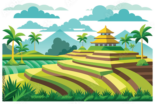 Bali rice fields