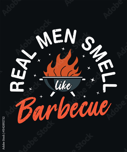 BBQ fire pit design with humorous text – perfect for barbecue lovers and pitmasters. BBQ graphic design.