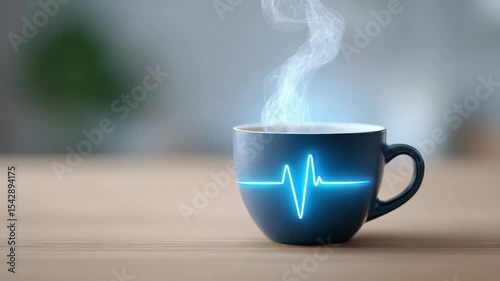 Vital signs glowing with the energy of peace and joy. The ability to find happiness within oneself. Practicing calmness and deep meditation.