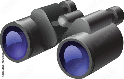Binoculars for distant view: a detailed view of binoculars, perfect for observing the natural world and expanding your horizon.