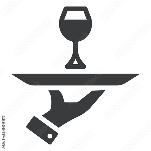 Serving Wine Icon