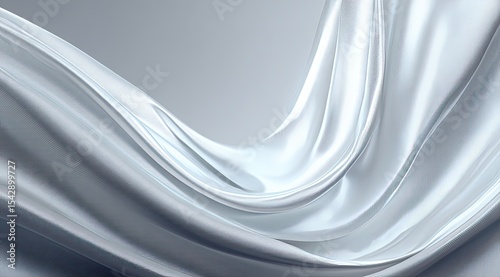 Silken Drapery Soft Curves of Elegant Fabric