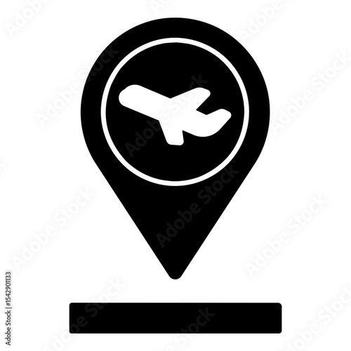 Airport icon design 