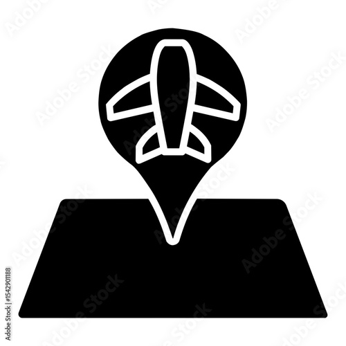Airport icon design 