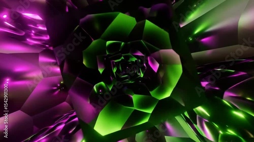 Floating Glass Panels 4K Translucent Motion Loop