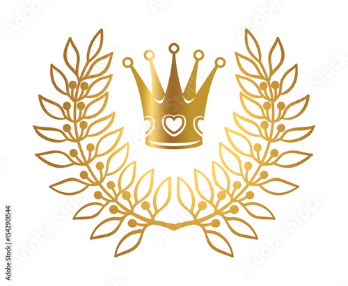 Set of King crowns templates