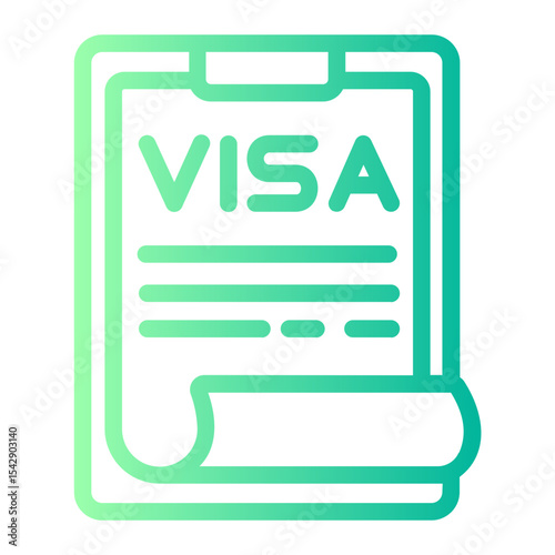 Application form gradient icon
