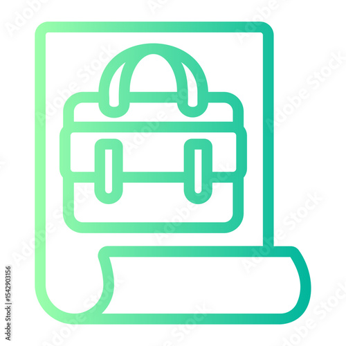 Employment gradient icon