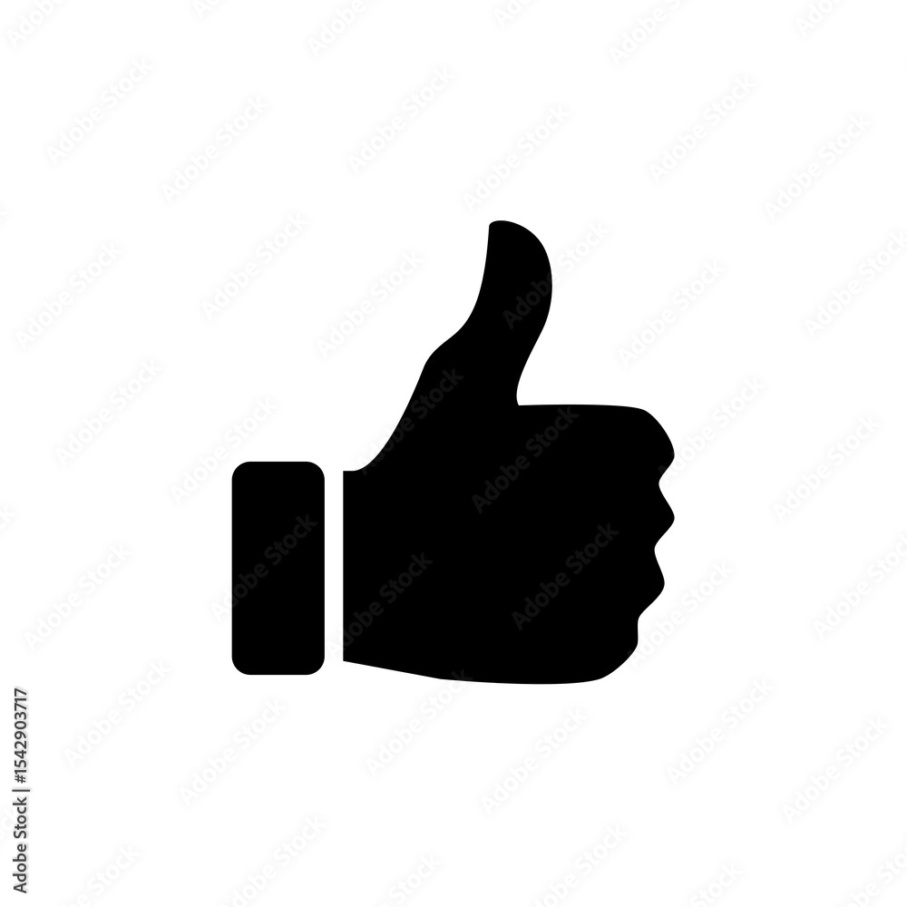 Like icon set on transparent background. Symbol of like Like icon set on transparent background. Symbol of like