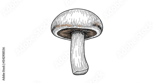 Cultivated White Button Mushroom Versatile Edible Fungi Nutritional Benefits and Culinary Uses