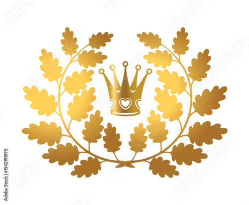 Set of King crowns templates