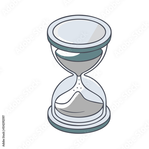 Hourglass icon for deadline reminders, time management blogs, countdown timers, presentations, productivity tools