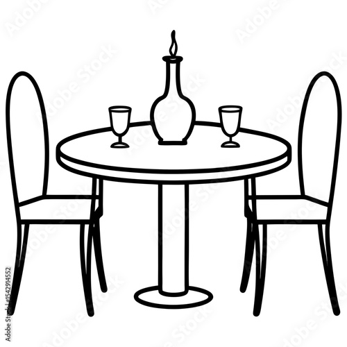 table and chairs