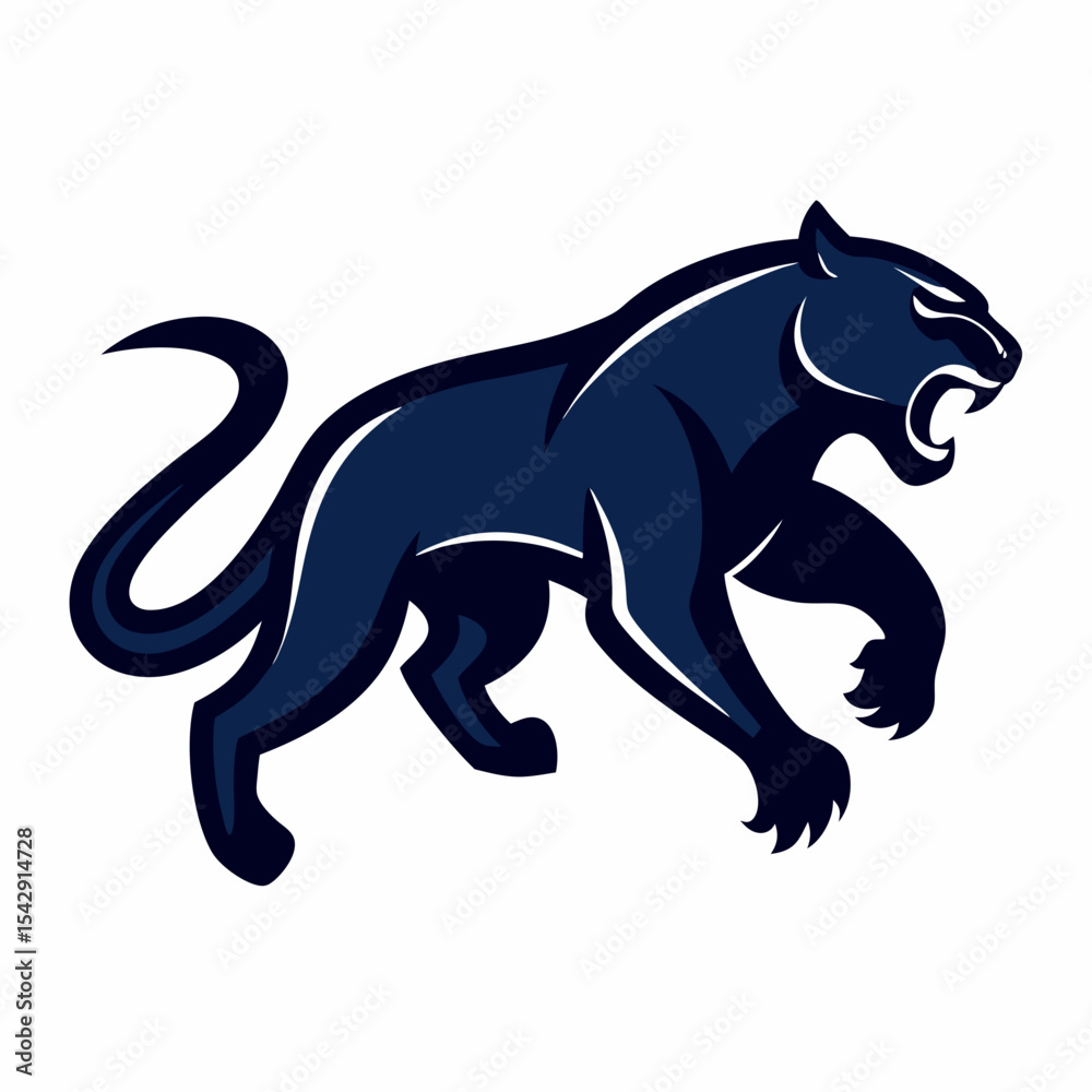 Fototapeta premium vector illustration of a lion