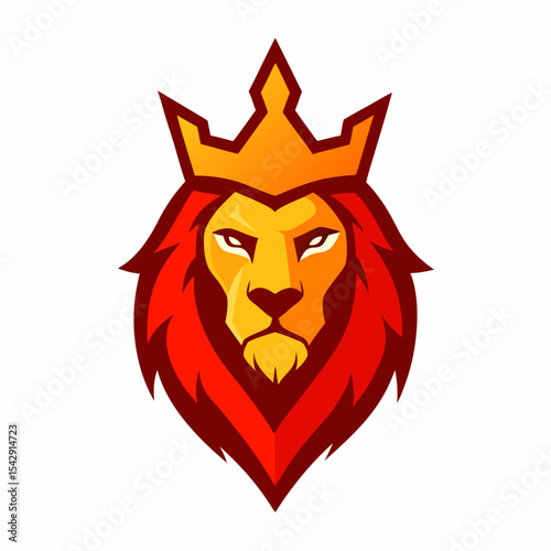 lion head vector illustration