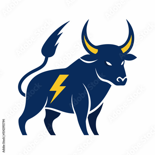 vector illustration of a cow