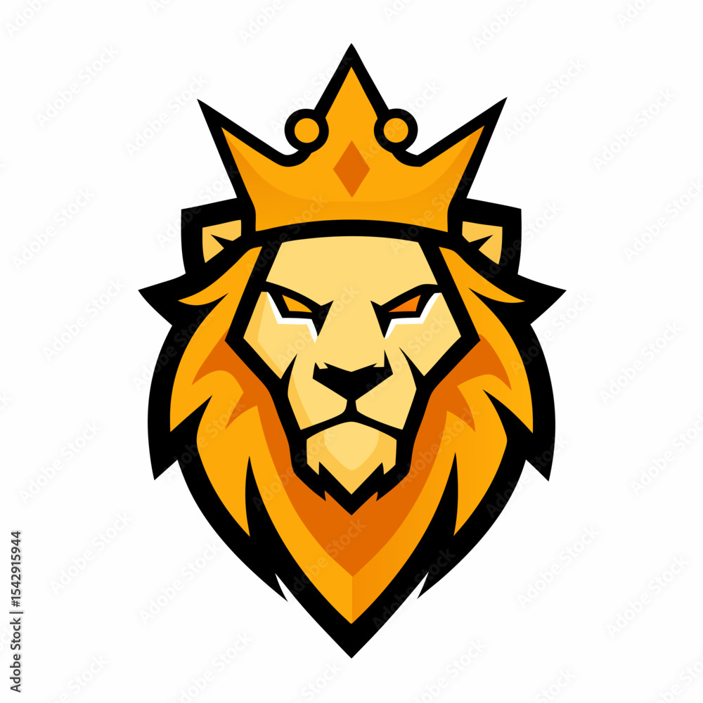 Obraz premium lion head with wings