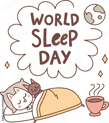 world sleep day art