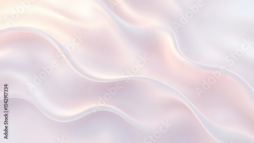 Soft, Flowing Abstract Texture with Delicate Waves and Subtle Highlights, Perfect for Backgrounds and Design Projects