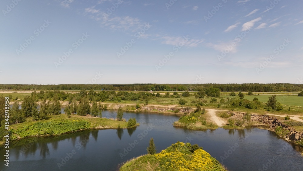 landscape with lake landscape with lake