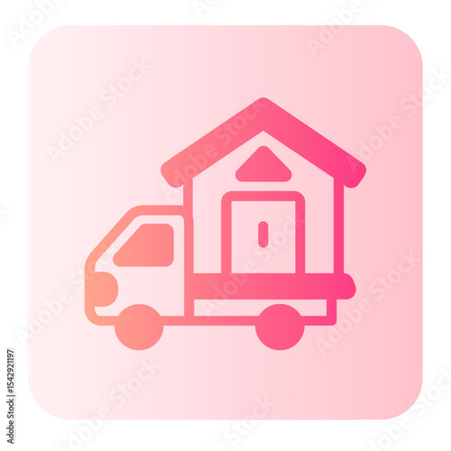 House gradient icon