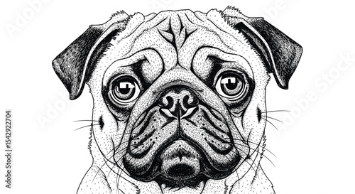 Exploring the Distinctive Features and Appealing Qualities of a Charming Pug Dog