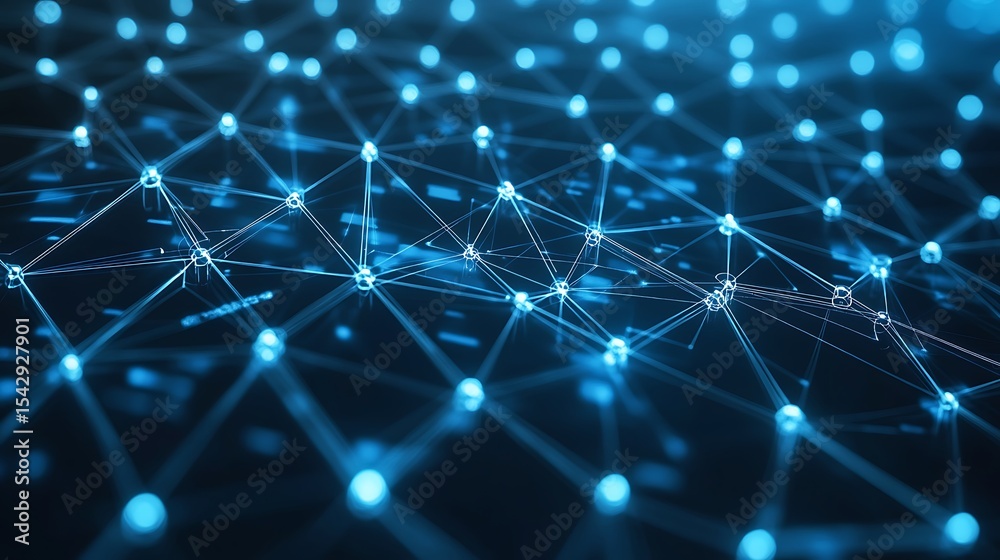 Fototapeta premium Abstract network of connections (2)