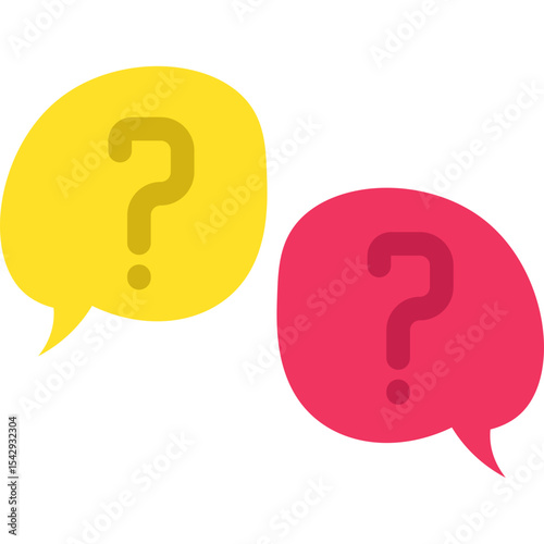 Question in Chat Bubble