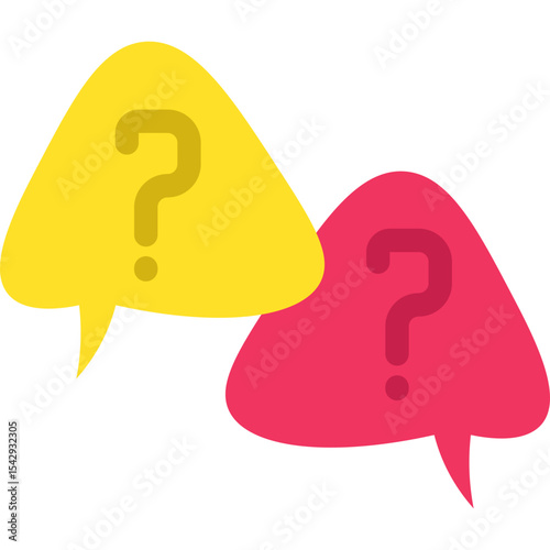 Question in Chat Bubble