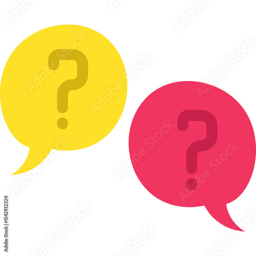 Question in Chat Bubble
