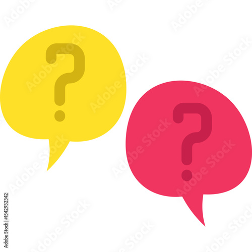 Question in Chat Bubble
