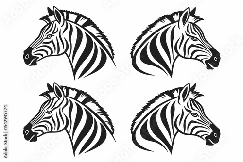 zebra vector silhouette