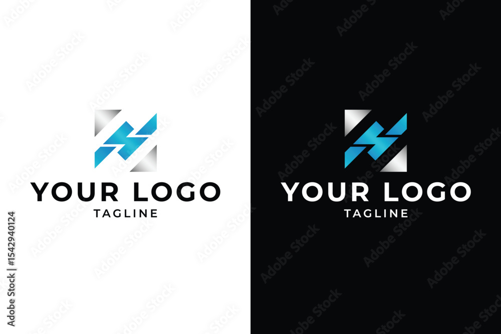 Fototapeta premium Abstract Geometric Logo Design Template