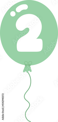 Balloon Numbers 0 to 9 – Colorful Cartoon Font for Party or Kids Design