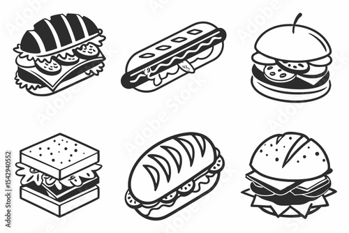 fast food icons