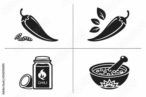 set of food