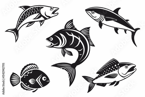 set of fish