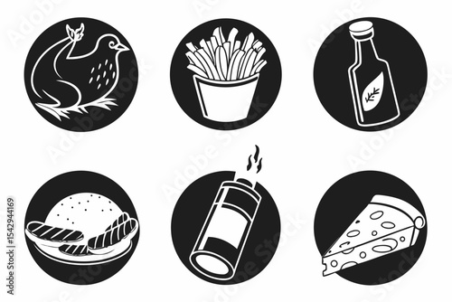 set of easter icons