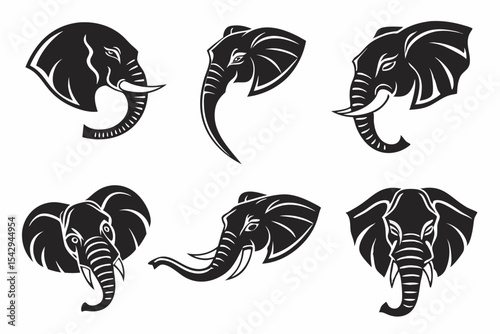 set of tribal tattoos