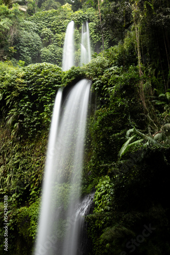 Sendang Gile Waterfall in Lombok, Indonesia