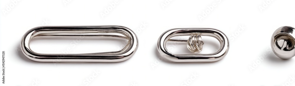 Elegant Silver Oval Shaped Earrings Elegant Silver Oval Shaped Earrings