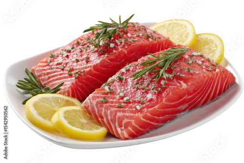 Raw Salmon with Herbs & Lemon (1)