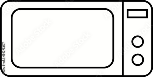 Microwave Icon Vector Illustration